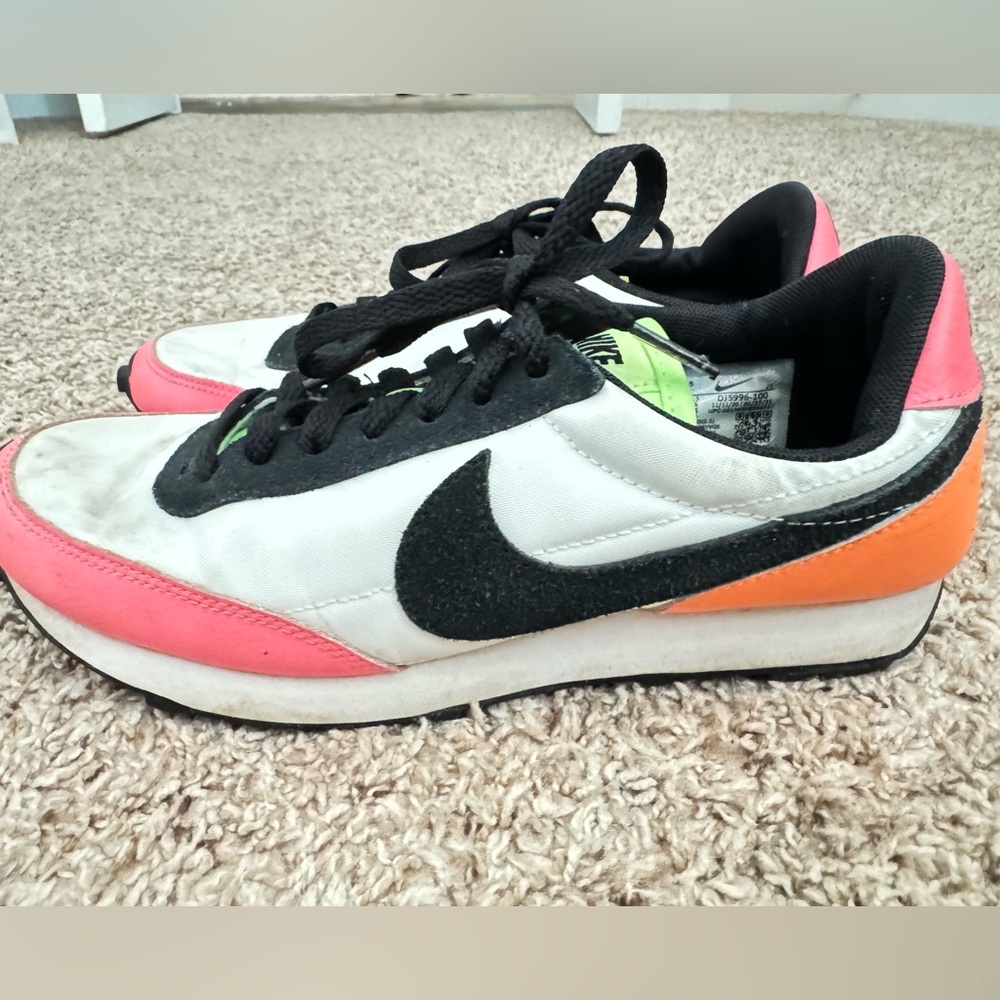 Nike White and Neon Colors Athletic Shoes - Picture 6 of 14